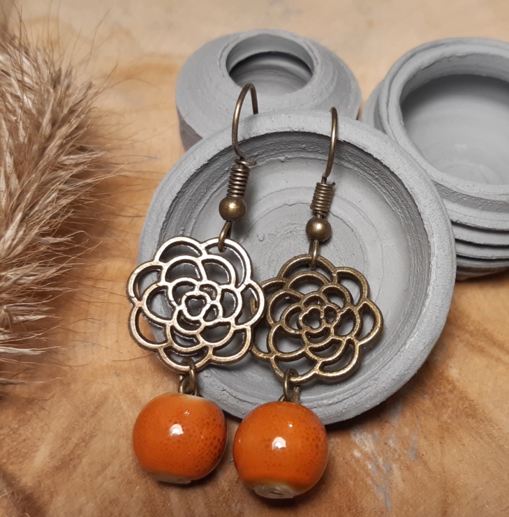 Bloem oranje