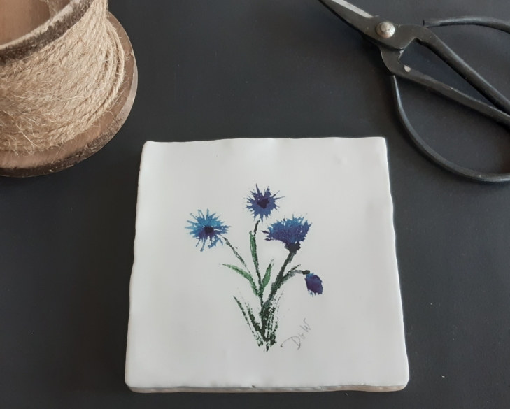 Tegeltje veldbloem