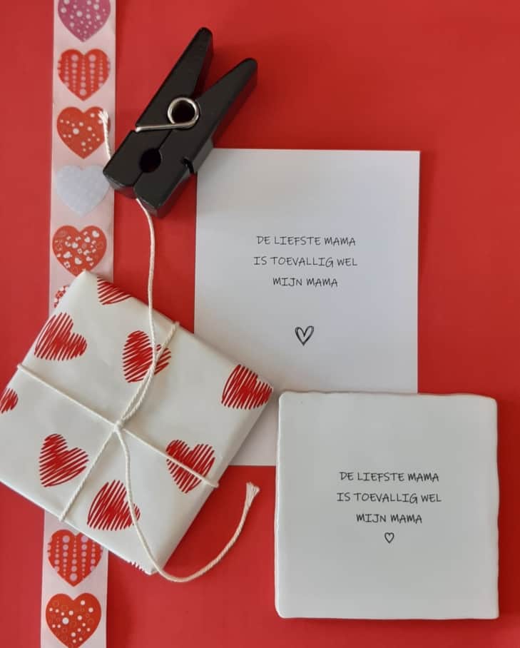 Tegeltje liefste mama
