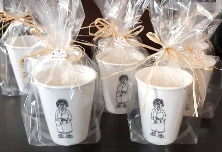 Gezellige koffie- of theeleut mok in porselein - Afbeelding 3